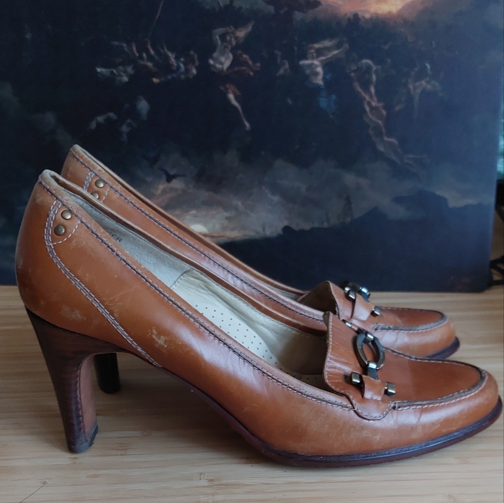 Loafer Style Heels